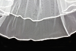 Veil - Plain Tulle - Veil-Webbing trim - 24" - VL-VC-XS-WT